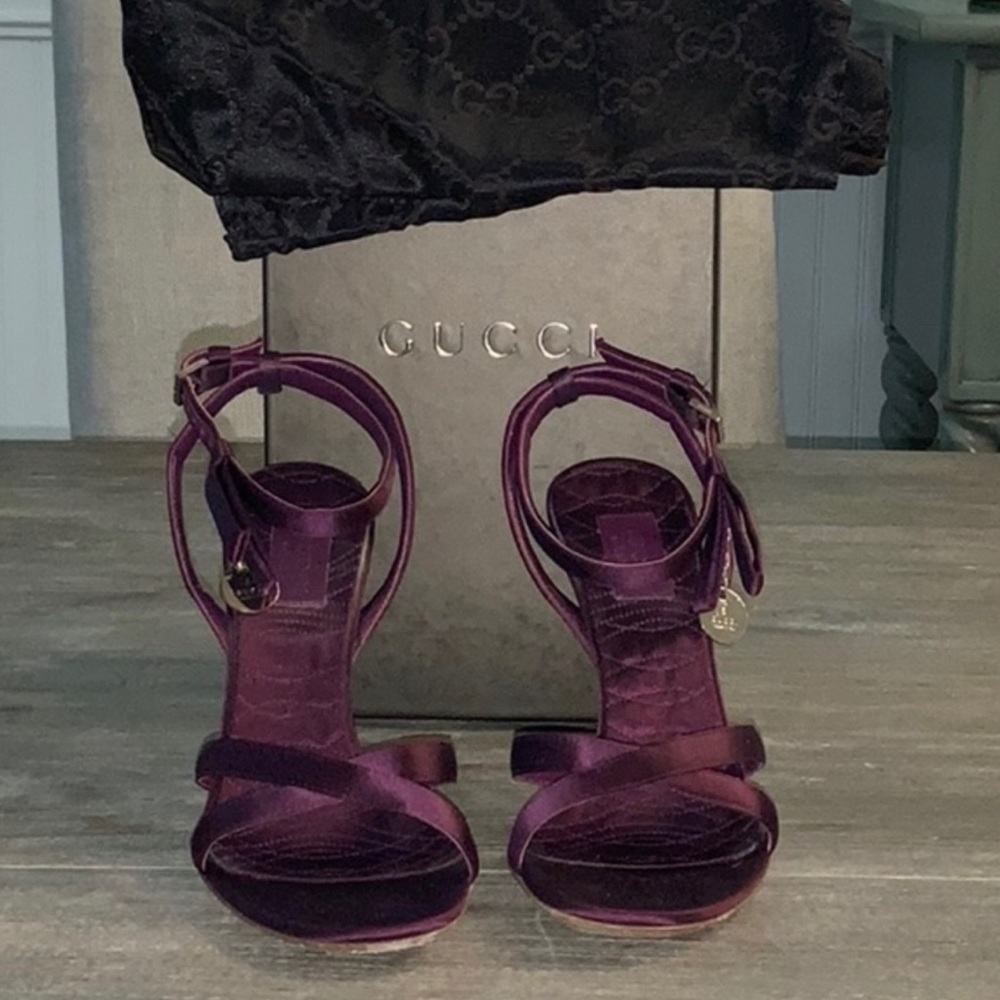 GUCCI HEELED SANDALS 6.5B PERFECT #RRR